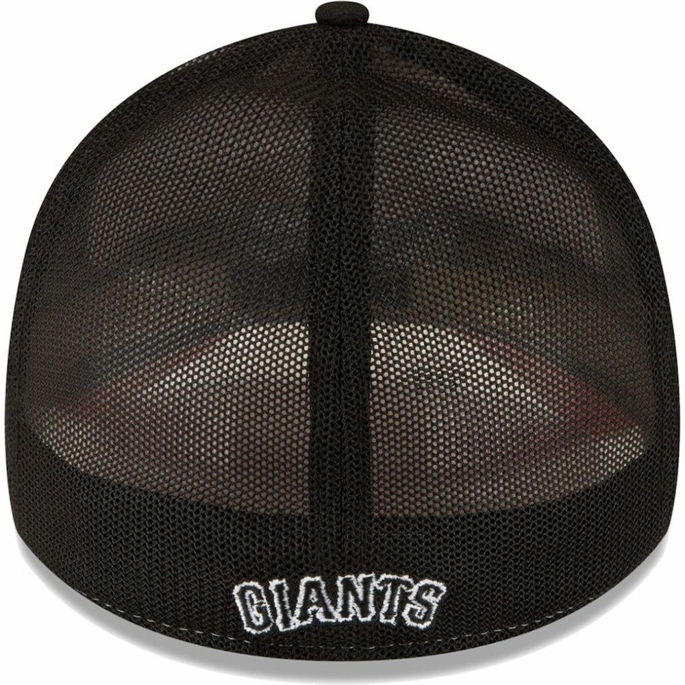 San Francisco Giants 2023 On-Field Batting Practice 39THIRTY Flex Hat - Black/White | New Era