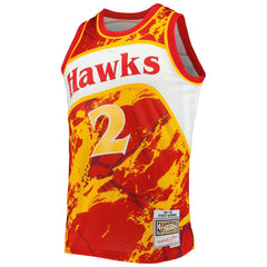 Stacey Augmon Atlanta Hawks 1991/92 Hardwood Classics Marble Swingman Jersey - Red | Mitchell & Ness shop