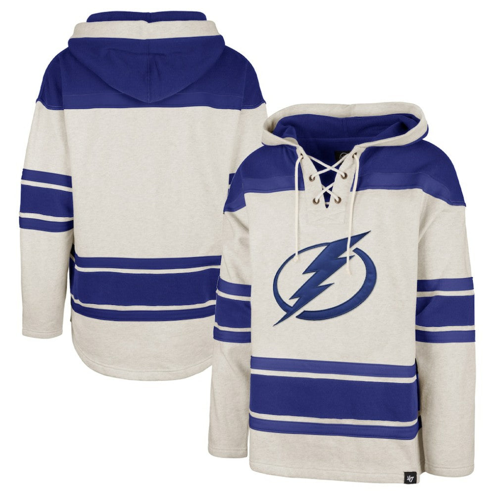 Tampa Bay Lightning '47 Rockaway Lace-Up Pullover Hoodie
