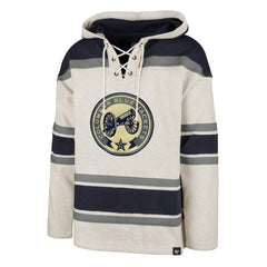 Columbus Blue Jackets '47 Rockaway Lace-Up Pullover Hoodie