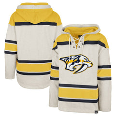 Nashville Predators '47 Rockaway Lace-Up Pullover Hoodie