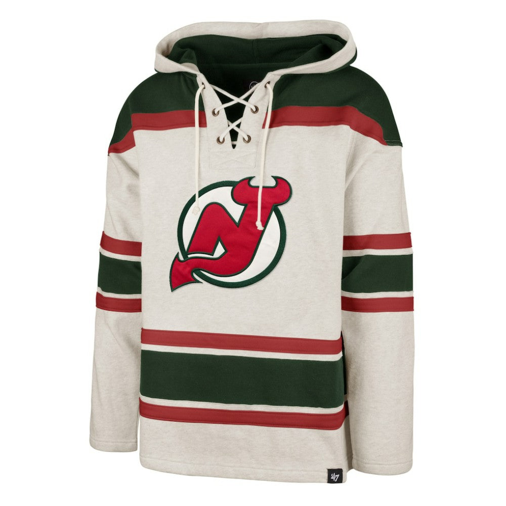 New Jersey Devils '47 Rockaway Lace-Up Pullover Hoodie