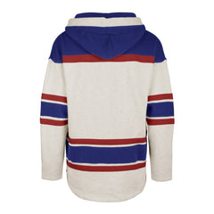 New York Rangers '47 Rockaway Lace-Up Pullover Hoodie