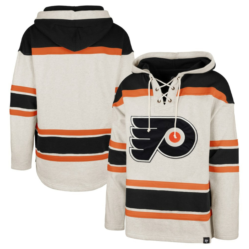 Philadelphia Flyers '47 Rockaway Lace-Up Pullover Hoodie