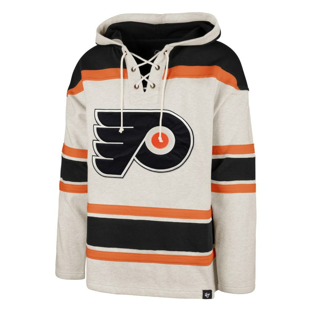 Philadelphia Flyers '47 Rockaway Lace-Up Pullover Hoodie