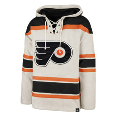 Philadelphia Flyers '47 Rockaway Lace-Up Pullover Hoodie
