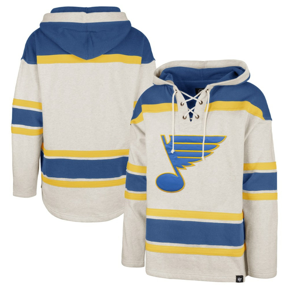 St. Louis Blues '47 Rockaway Lace-Up Pullover Hoodie
