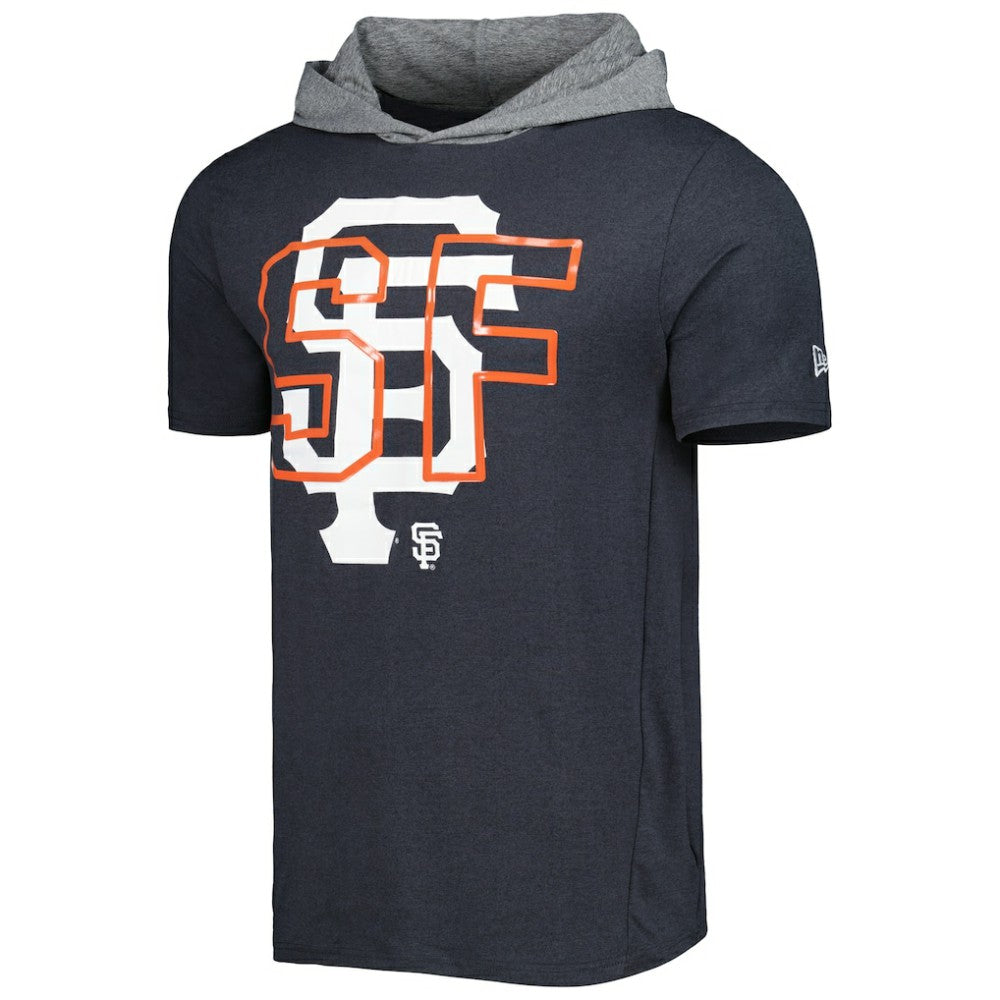 San Francisco Giants Team Hoodie T-Shirt - Black | New Era