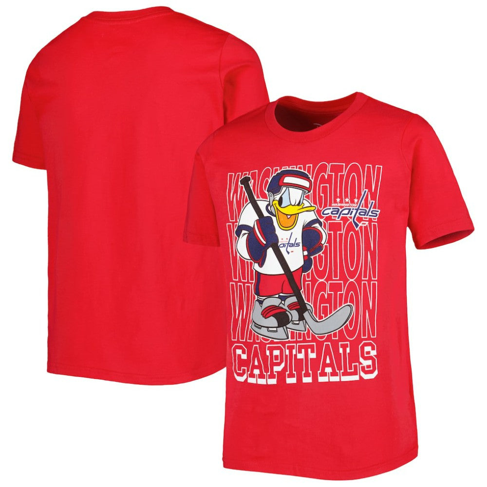 Washington Capitals Youth Disney Donald Duck Three-Peat T-Shirt