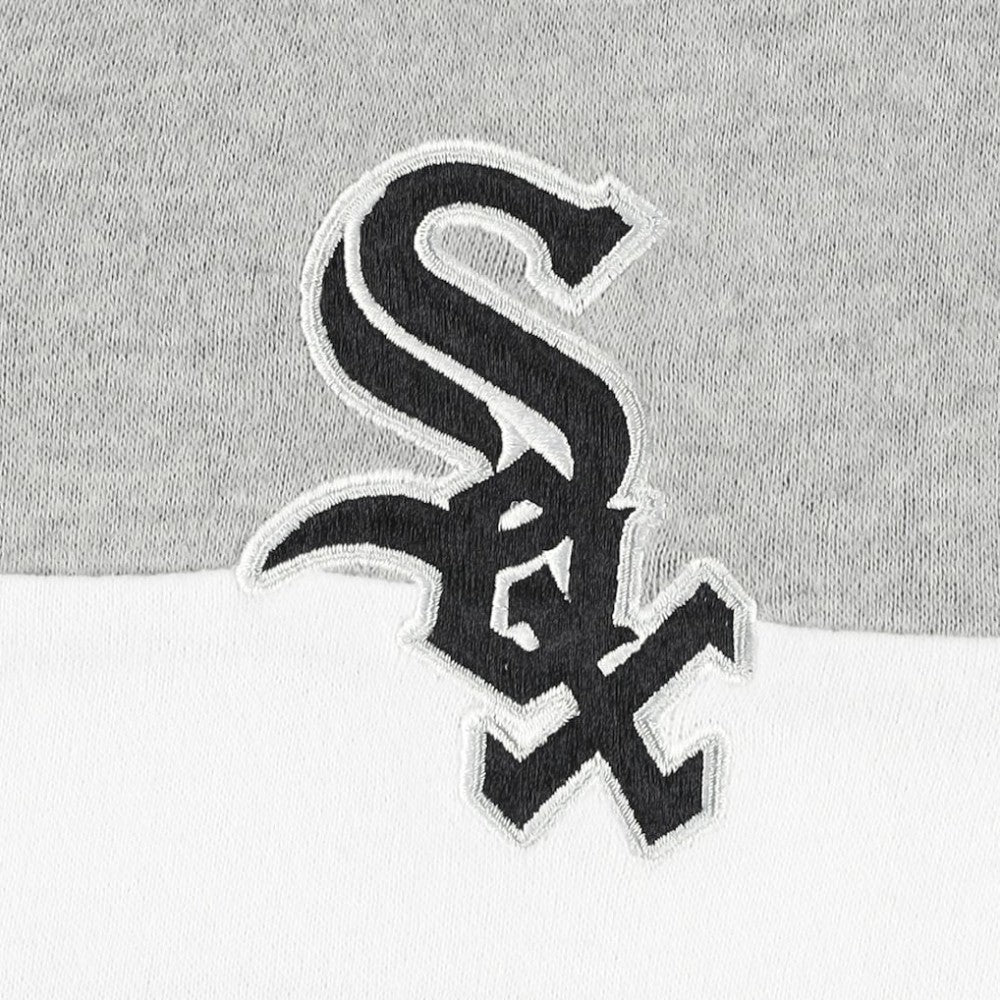 Chicago White Sox Women's Colorblock Full-Zip Hoodie Jacket - Heather Black | New Era