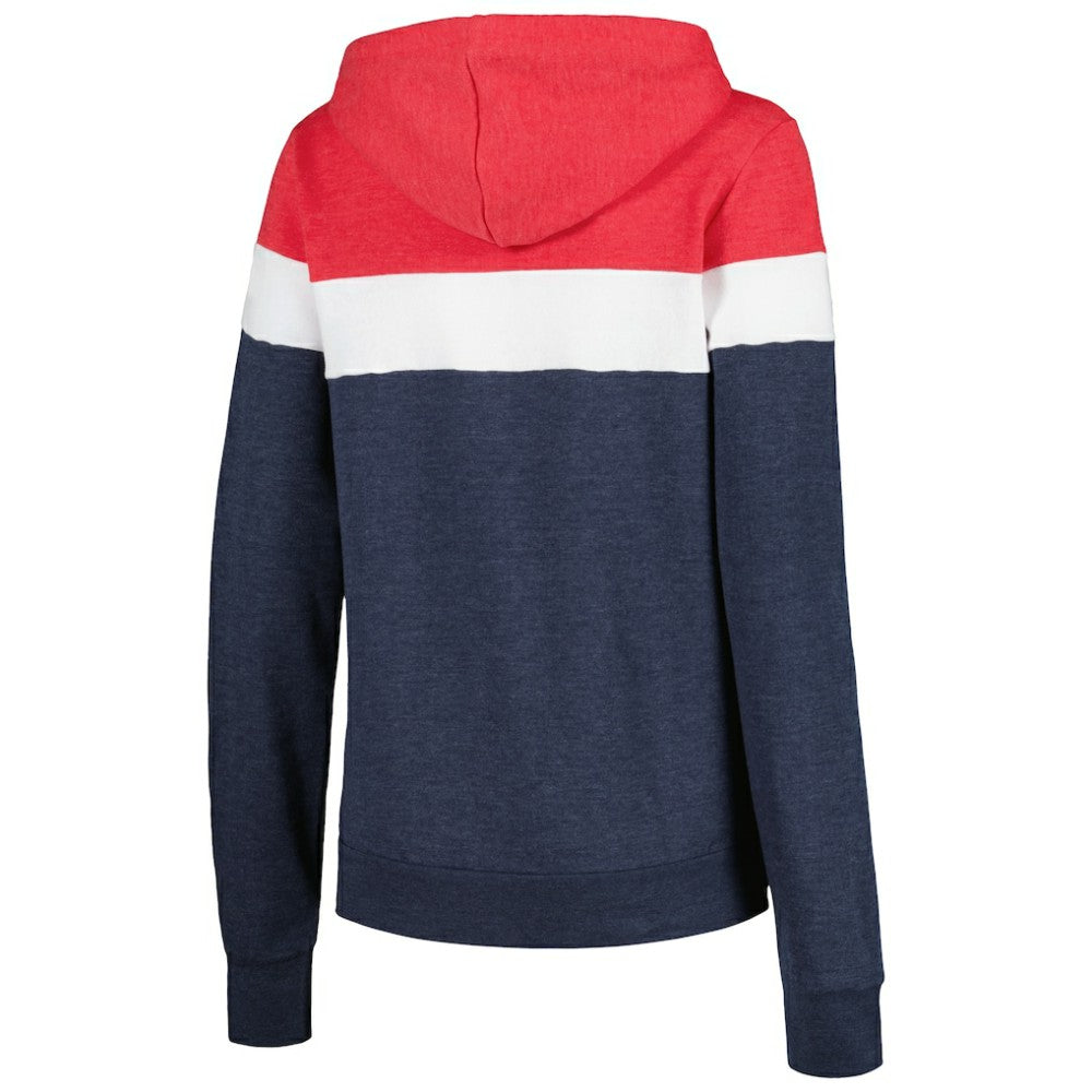 Minnesota Twins Women's Colorblock Full-Zip Hoodie Jacket - Heather Navy | New Era