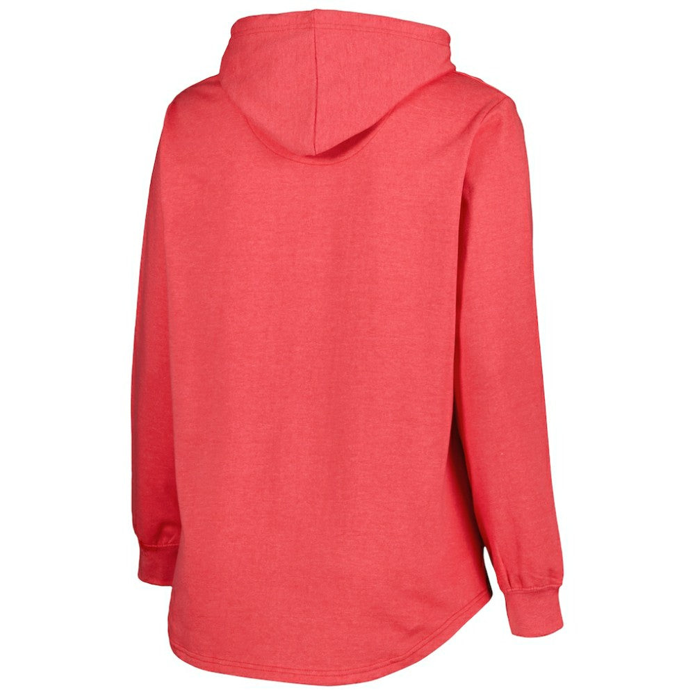 Washington Capitals Women's Plus Size Fleece Pullover Hoodie