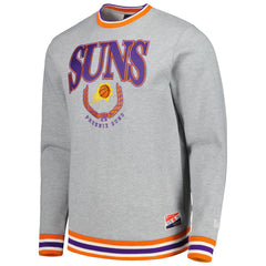 Phoenix Suns Unisex Vintage Throwback Crew Sweatshirt - Heather Gray | New Era cheap