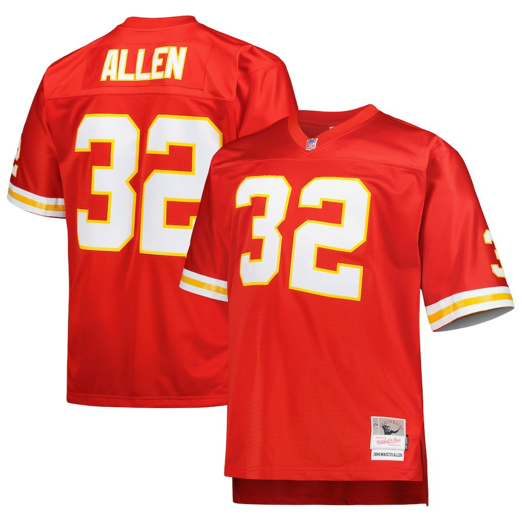 NFL Kansas City Chiefs Marcus Allen  Big & Tall 1994 Retired Player Replica Jersey