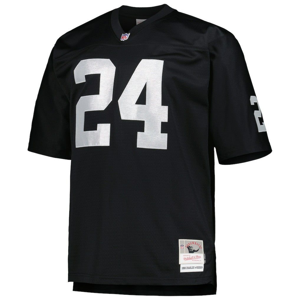 NFL Las Vegas Raiders Charles Woodson  Big & Tall 1998 Retired Player Replica Jersey