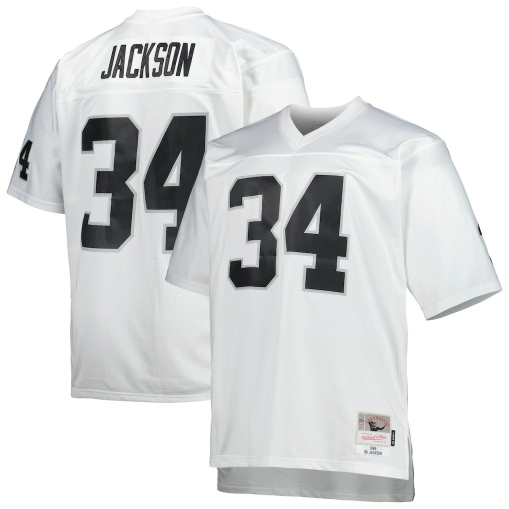 NFL Las Vegas Raiders Bo Jackson  Big & Tall 1988 Retired Player Replica Jersey