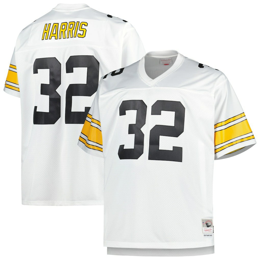 NFL Pittsburgh Steelers Franco Harris  Big & Tall 1976 Retired Player Replica Jersey