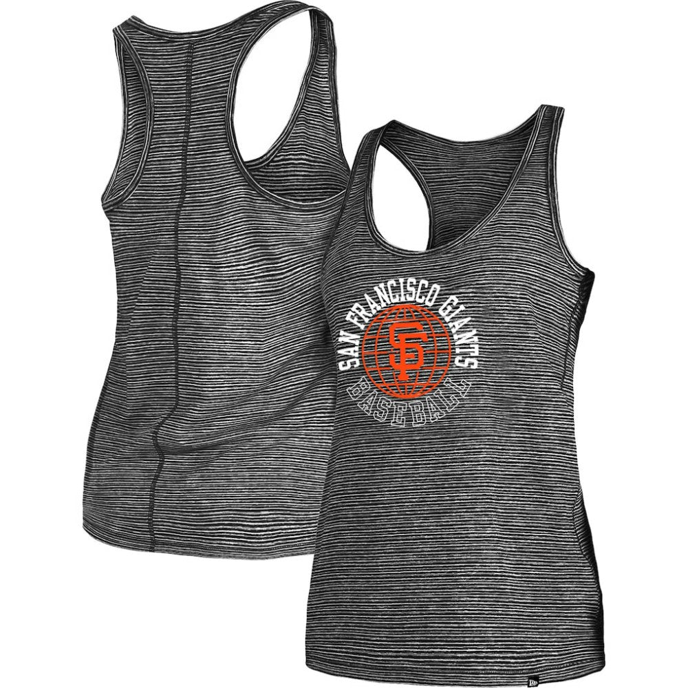 San Francisco Giants Women's Active Racerback Tank Top - Black | New Era