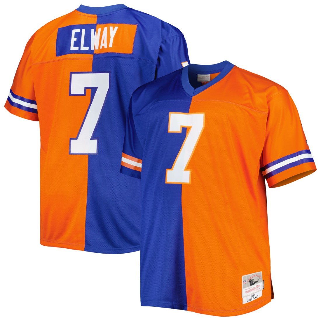 NFL Denver Broncos John Elway  Big & Tall Split Legacy Retired Player Replica Jersey
