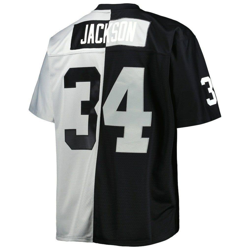 NFL Las Vegas Raiders Bo Jackson  Big & Tall Split Legacy Retired Player Replica Jersey