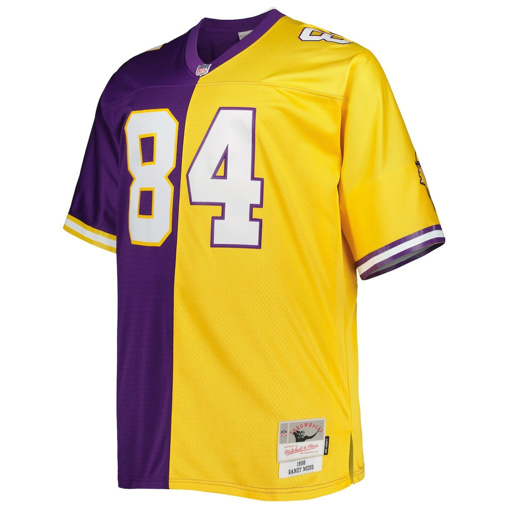 NFL Minnesota Vikings Randy Moss  Big & Tall Split Legacy Retired Player Replica Jersey