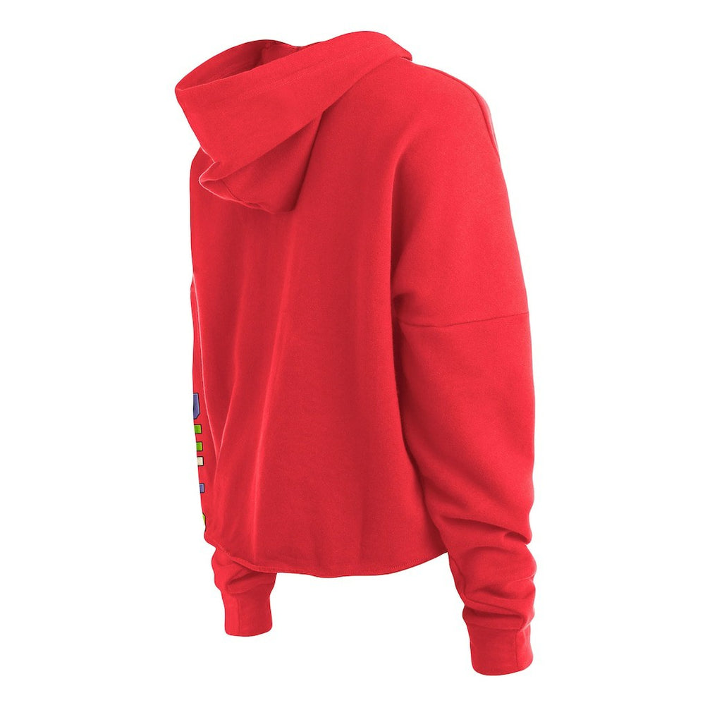 Chicago Bulls Women's Color Pack Cropped Top Pullover Hoodie - Red | New Era outlet