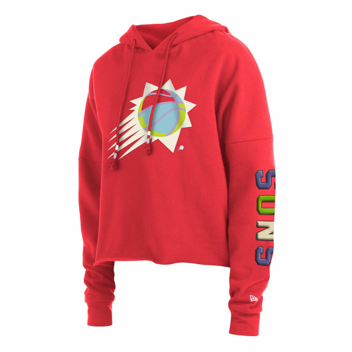 Phoenix Suns Women's Color Pack Cropped Top Pullover Hoodie - Red | New Era online