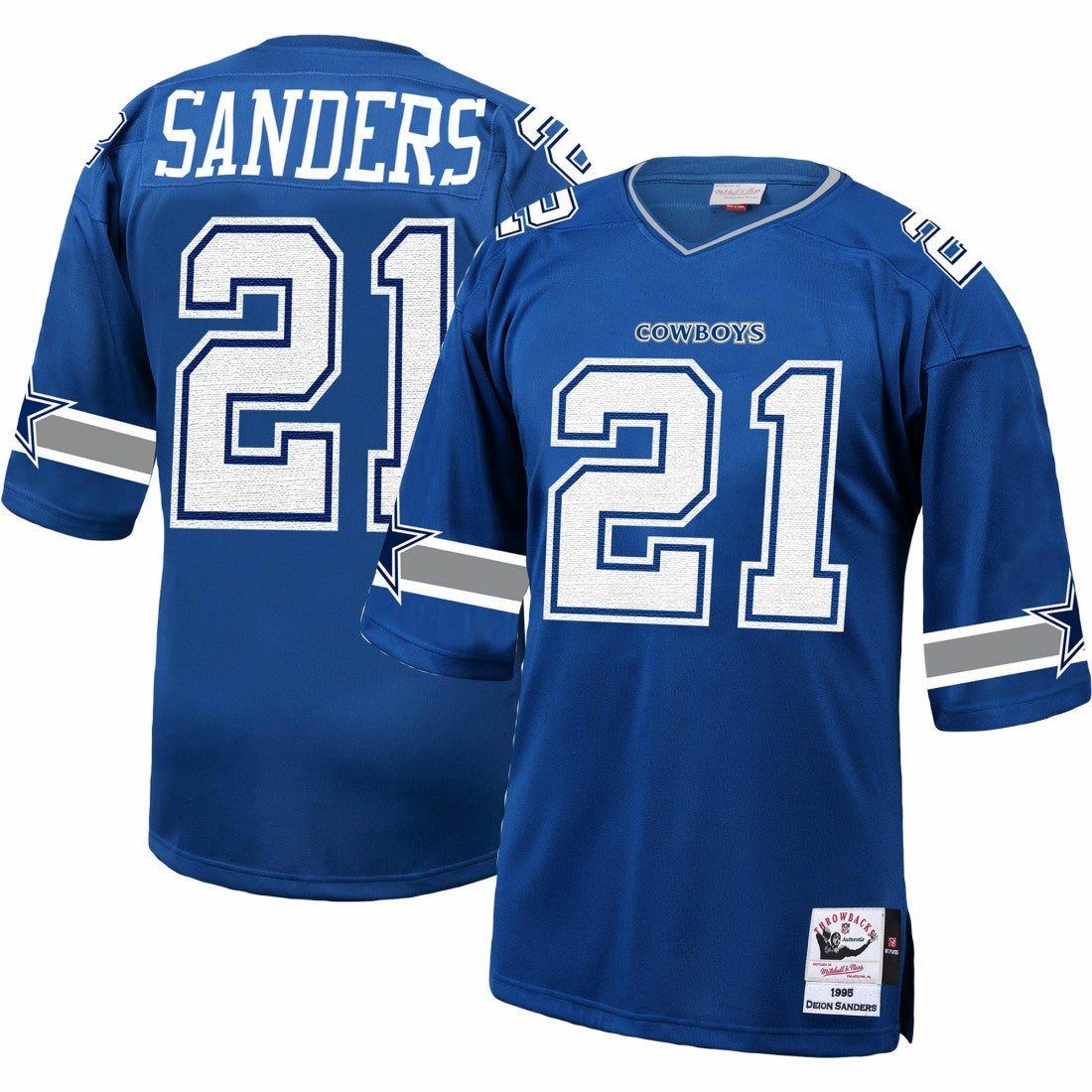 NFL Dallas Cowboys Deion Sanders  1996 Authentic Throwback Retired Player Jersey