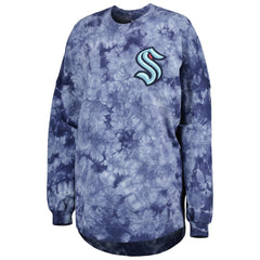 Seattle Kraken Fanatics Women's Crystal-Dye Long Sleeve T-Shirt