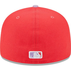 St. Louis Cardinals Spring Color Two-Tone 59FIFTY Fitted Hat - Red/Lavender | New Era