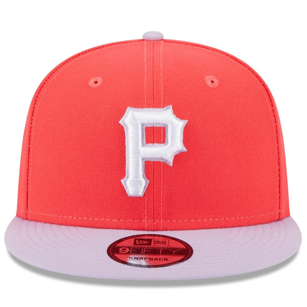 Pittsburgh Pirates Spring Basic Two-Tone 9FIFTY Snapback Hat - Red/Purple | New Era