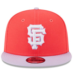 San Francisco Giants Spring Basic Two-Tone 9FIFTY Snapback Hat - Red/Purple | New Era