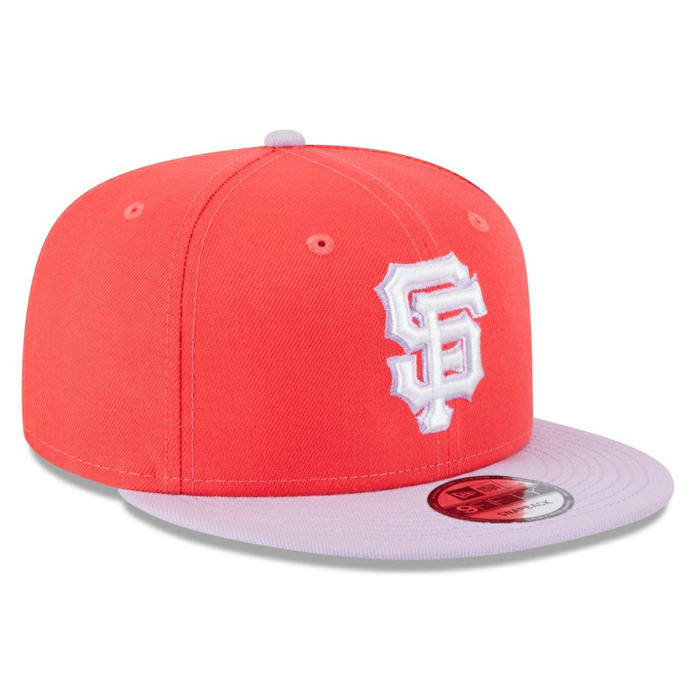 San Francisco Giants Spring Basic Two-Tone 9FIFTY Snapback Hat - Red/Purple | New Era