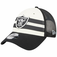 NFL Las Vegas Raiders Team Stripe Trucker 9FORTY Snapback Hat