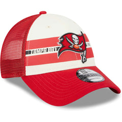 NFL Tampa Bay Buccaneers Team Stripe Trucker 9FORTY Snapback Hat