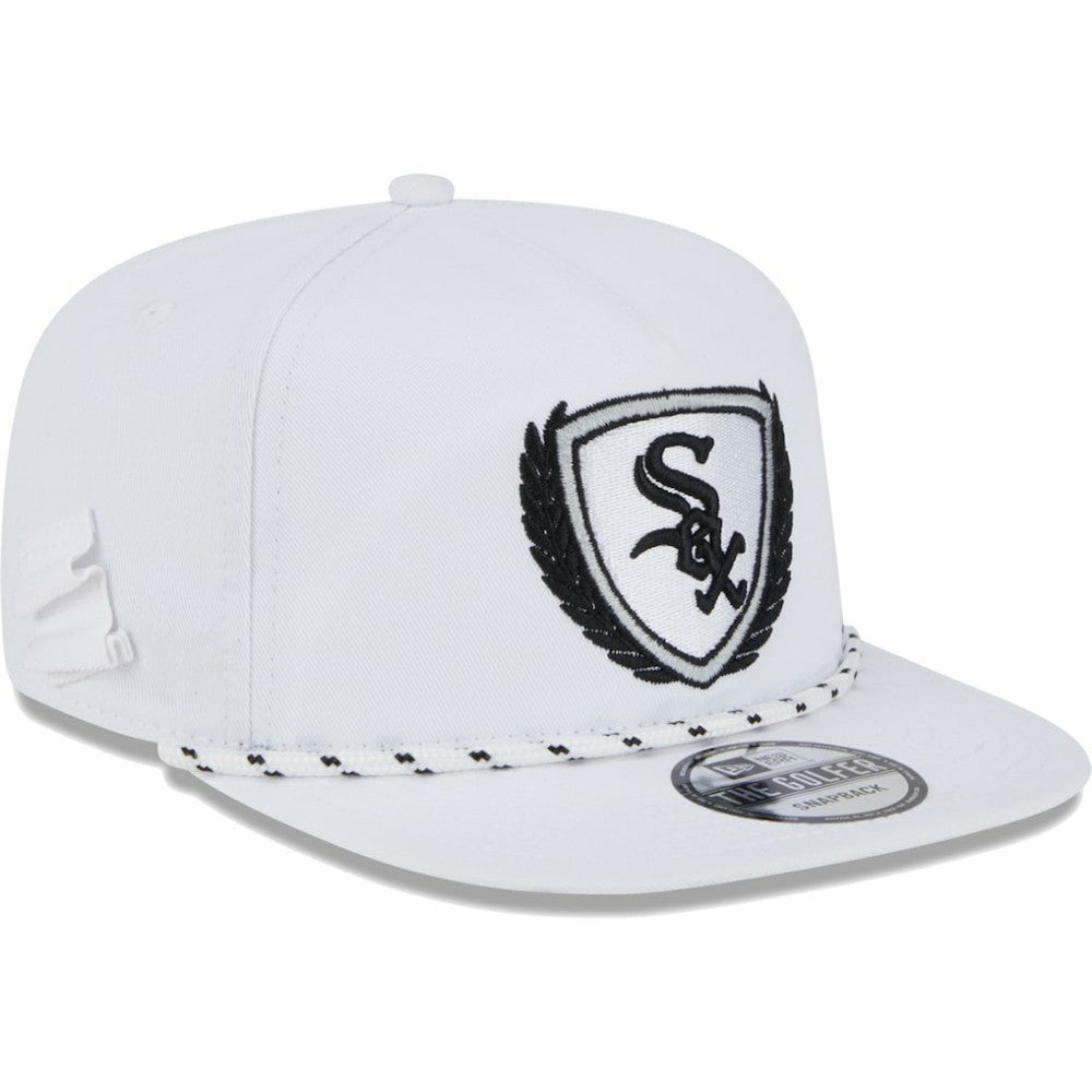 Chicago White Sox Golfer Tee 9FIFTY Snapback Hat - White | New Era