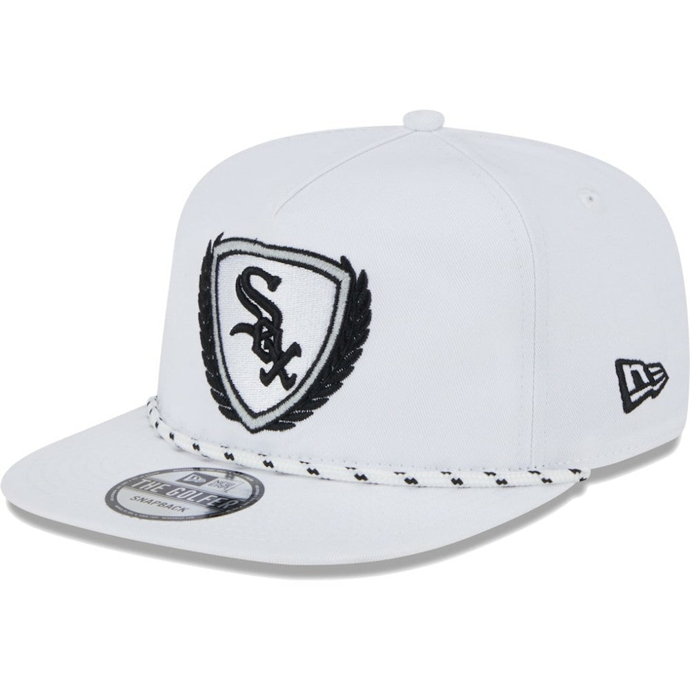 Chicago White Sox Golfer Tee 9FIFTY Snapback Hat - White | New Era