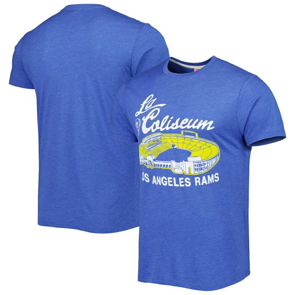 NFL Los Angeles Rams Homage Stadium Tri-Blend T-Shirt