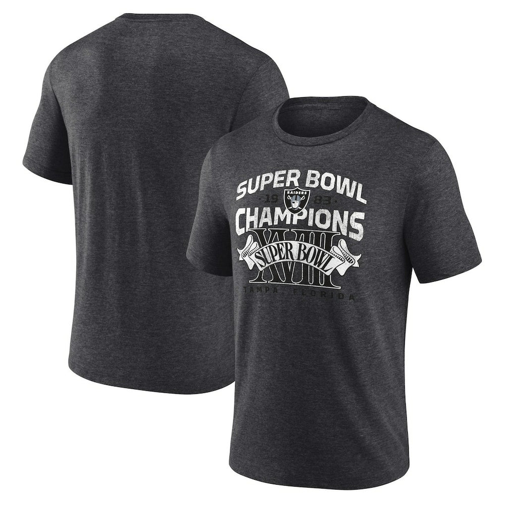 NFL Las Vegas Raiders Hometown Old-Fashioned Super Bowl XVIII s Tri-Blend T-Shirt