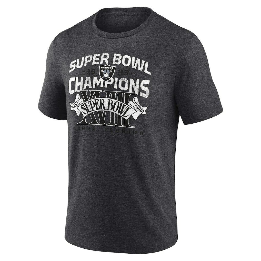 NFL Las Vegas Raiders Hometown Old-Fashioned Super Bowl XVIII s Tri-Blend T-Shirt