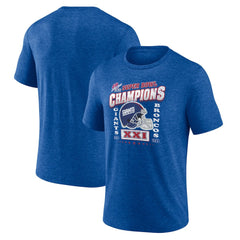 NFL New York Giants Hometown Old-Fashioned Super Bowl XXI s Tri-Blend T-Shirt