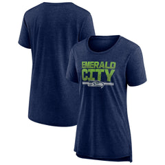 NFL Seattle Seahawks Women's Hometown First Down Tri-Blend T-Shirt