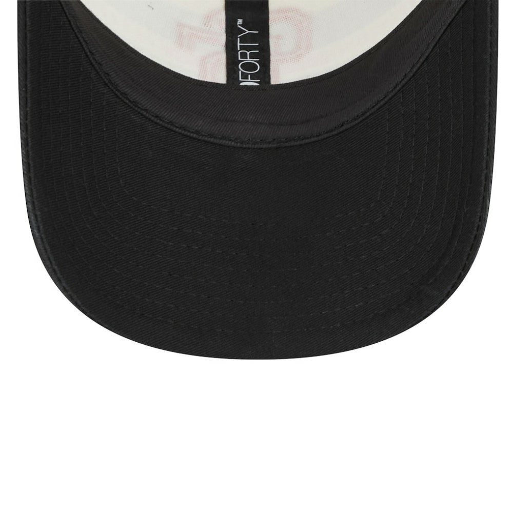 San Francisco Giants Team Stripe Trucker 9FORTY Snapback Hat - White/Black | New Era