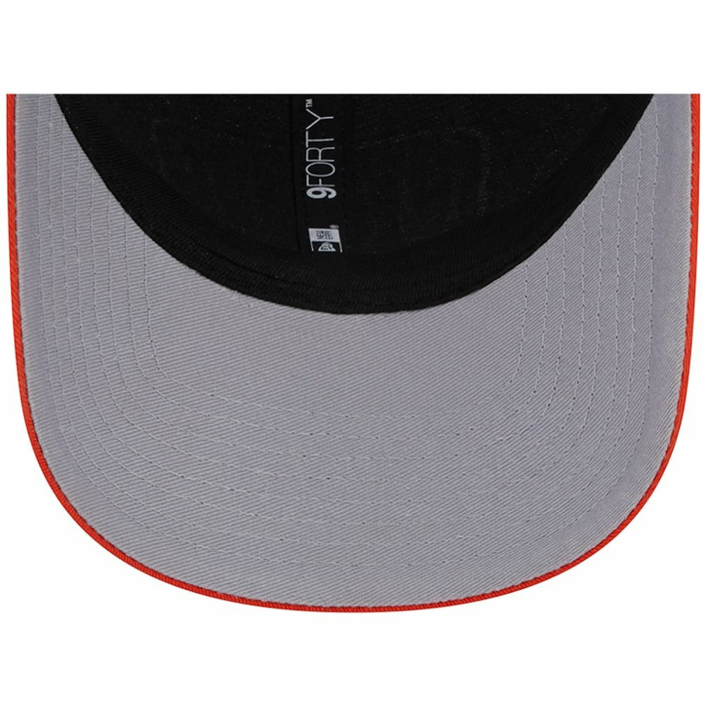 San Francisco Giants Two-Tone Patch 9FORTY Snapback Hat - Black | New Era
