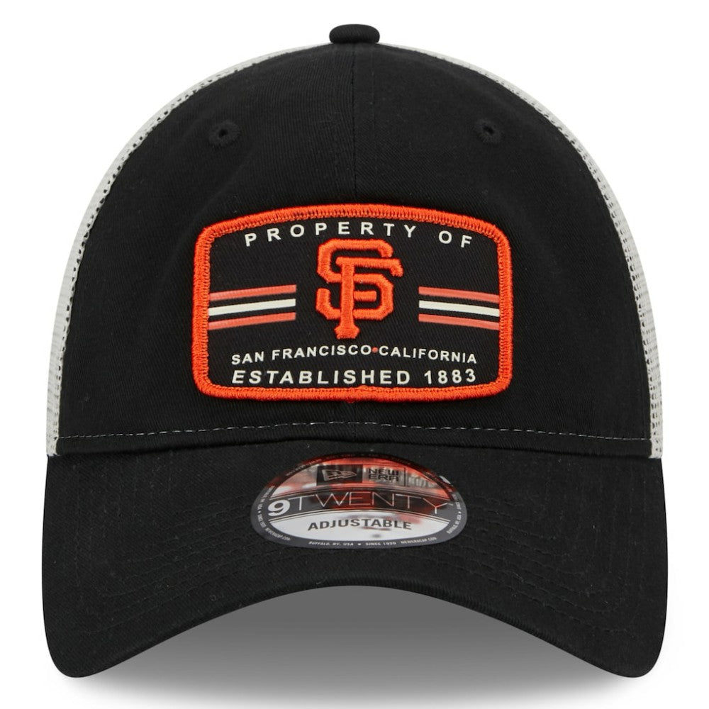San Francisco Giants Property Trucker 9TWENTY Snapback Hat - Black | New Era