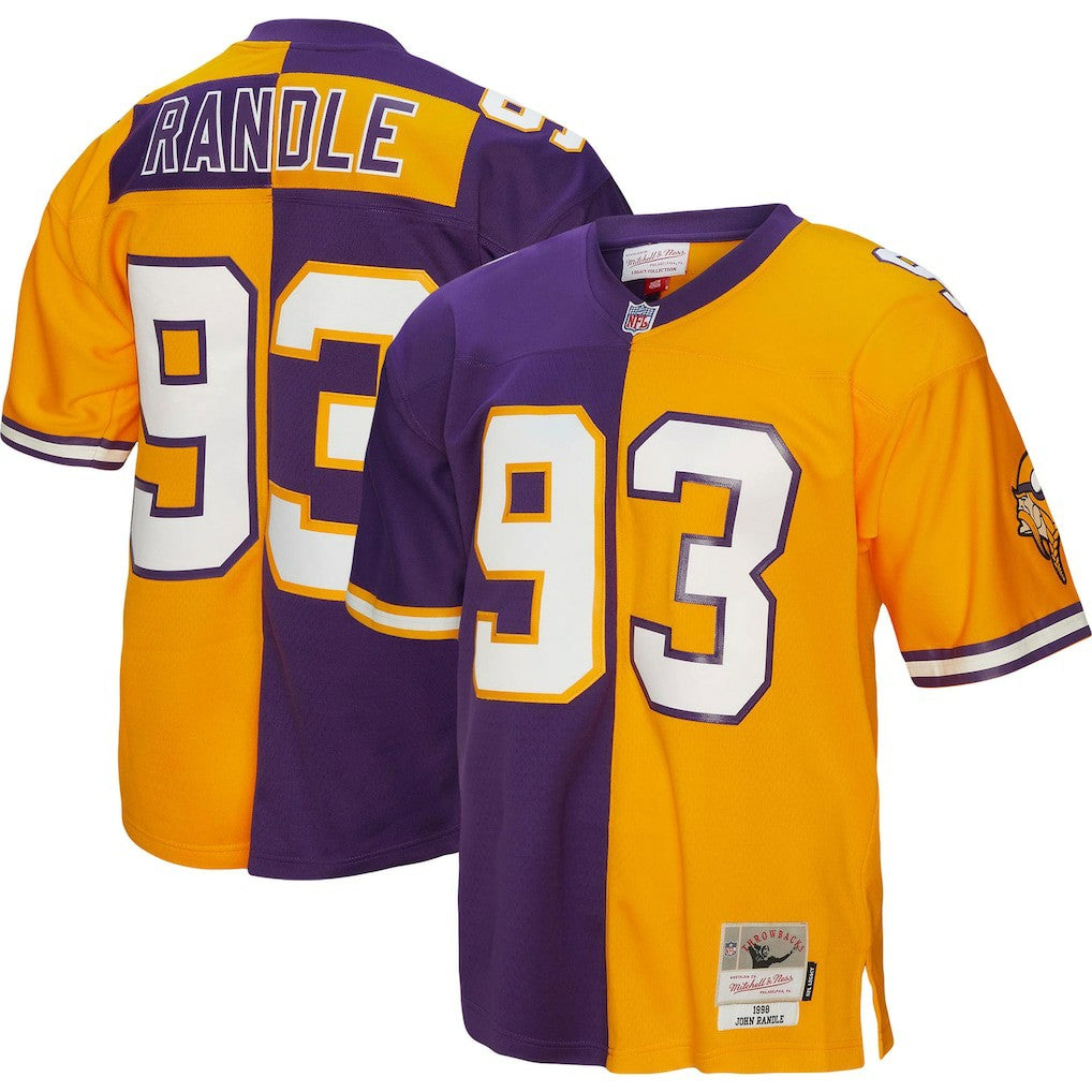 NFL Minnesota Vikings John Randle  1998 Split Legacy Replica Jersey