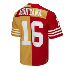 NFL San Francisco 49ers Joe Montana  1990 Split Legacy Replica Jersey