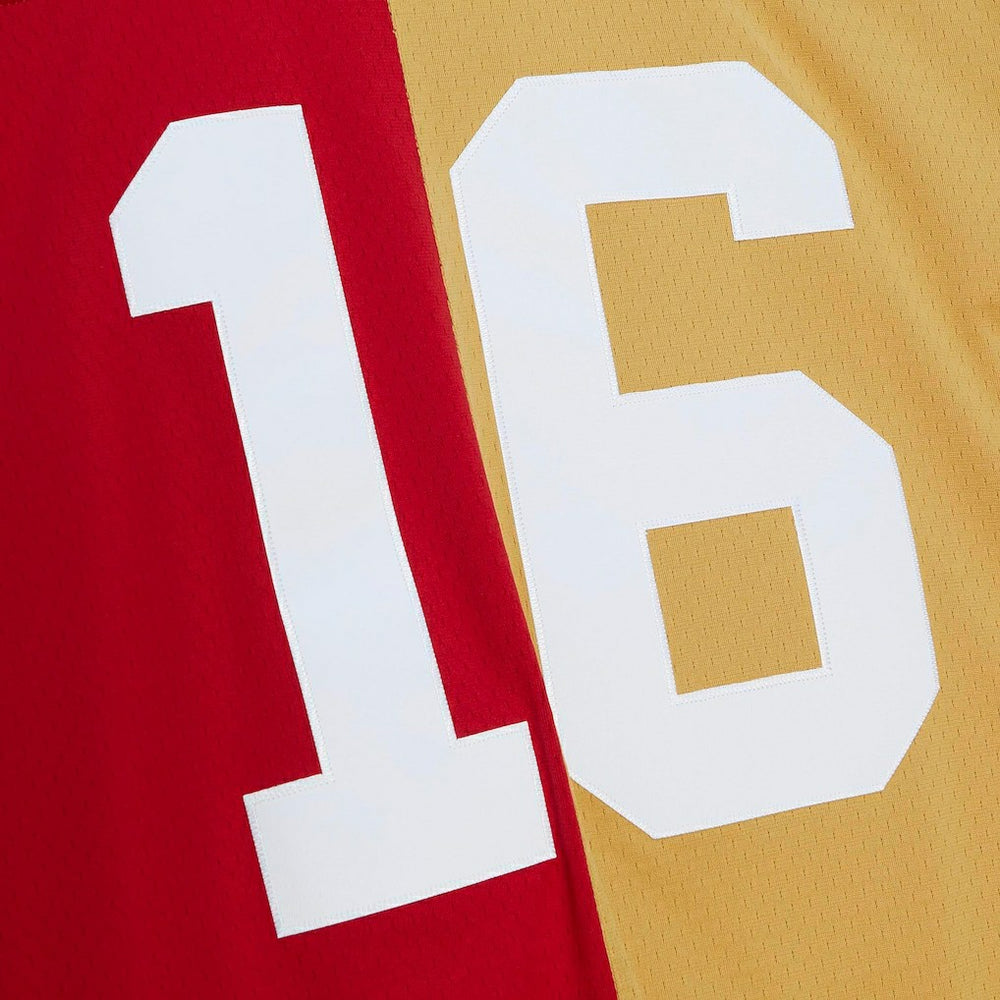 NFL San Francisco 49ers Joe Montana  1990 Split Legacy Replica Jersey