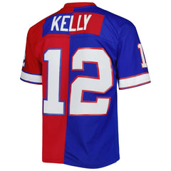 NFL Buffalo Bills Jim Kelly  1990 Split Legacy Replica Jersey