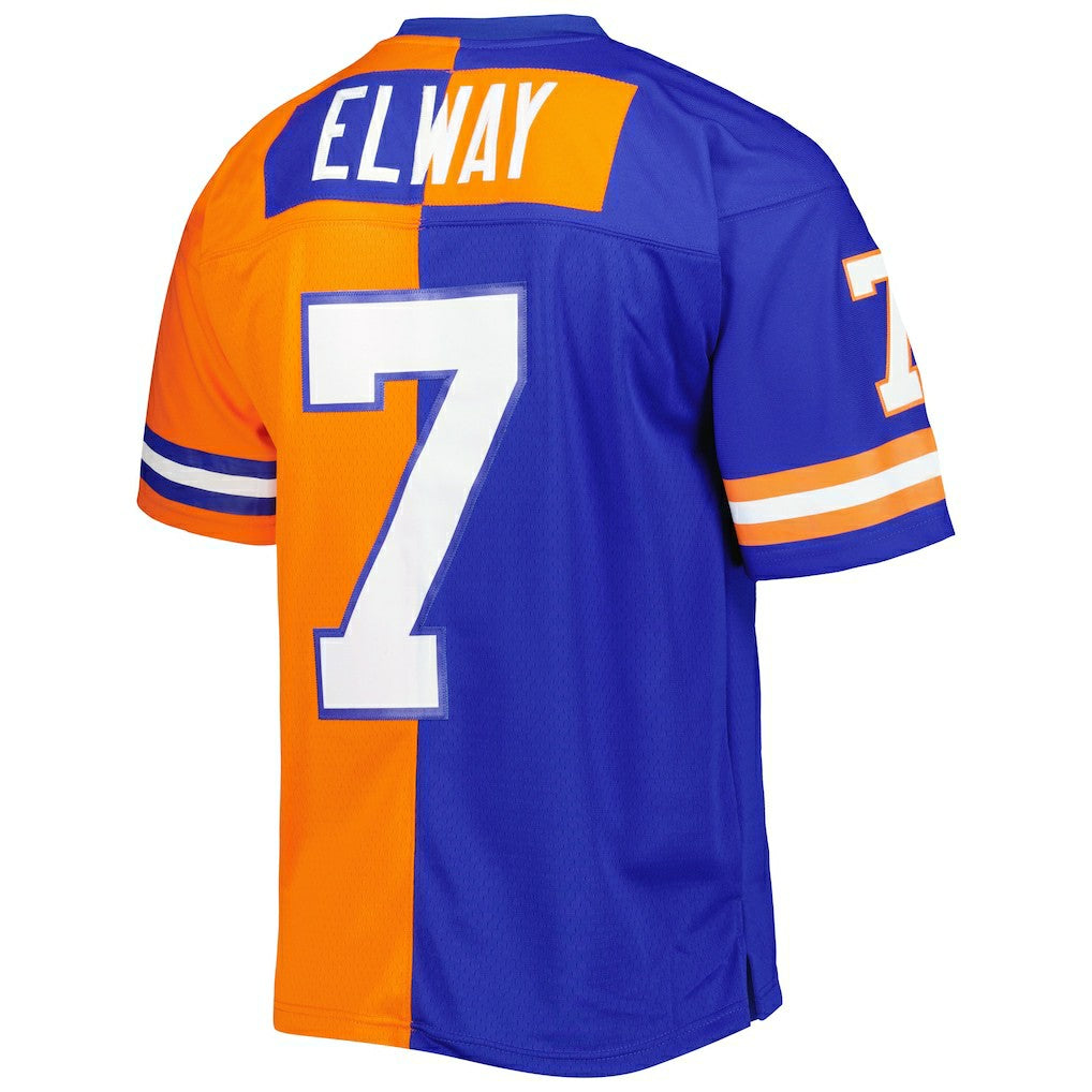 NFL Denver Broncos John Elway  1990 Split Legacy Replica Jersey